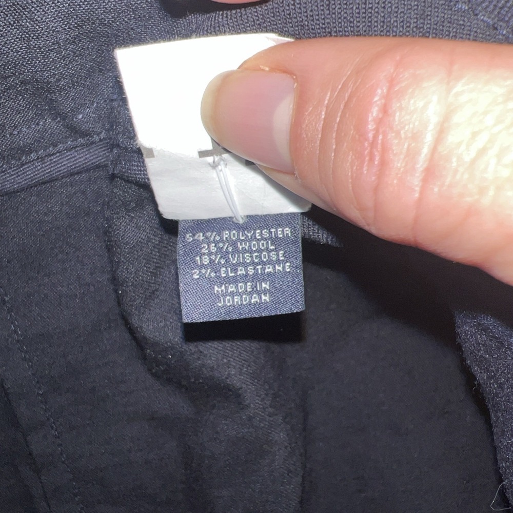 HART SCHAFFNER MARX  Navy Shirt Jacket Men's Sz S Wool Polyester Blend - Picture 5 of 6
